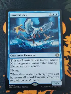 MTG - Sunderflock - Lorwyn Eclipsed (ECL 74) - NM - Ships Fast - Image 1