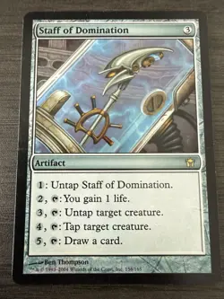 Staff of Domination Fifth Dawn FOIL MTG - Image 1