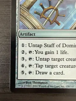 Staff of Domination Fifth Dawn FOIL MTG - Image 5