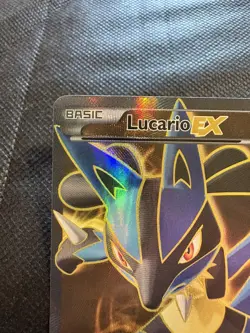 Lucario EX Full Art Card. XY Furious Fists 107/111 LP/NM Pokemon TCG Rare Card - Image 4
