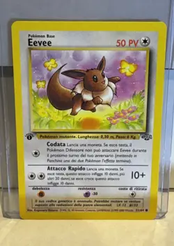 Pokemon TCG Eevee Jungle 51/64 Regular 1st Edition Common. ITALIAN - Image 1