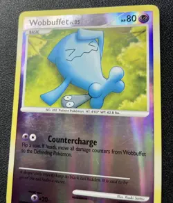 Pokemon Wobbuffet 41/130 Diamond and Pearl Series Reverse Holo MP / HP - Image 4
