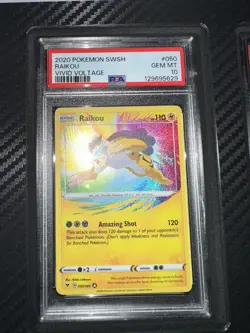 Pokemon PSA 10 Full Set of Amazing Rare Vivid Voltage/Shining Fates. Sequential! - Image 2