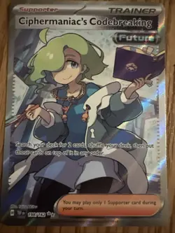 Ciphermaniac's Codebreaking 198/162 Holo - SV05 Temporal Forces - Pokemon TCG NM - Image 1