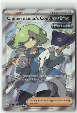 Pokemon - Ciphermaniac's Codebreaking - Holo - SV05: Temporal Forces 198/162 (NM - Image 1
