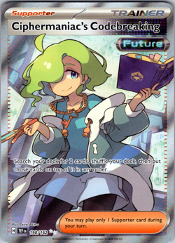 Ciphermaniac’s Codebreaking 198/162 SV05: Temporal Forces Full Art - NM - Image 1
