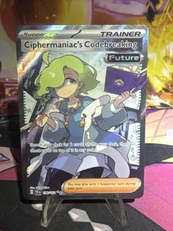 Ciphermaniac's Codebreaking 198/162 SV05: Temporal Forces Pokemon NM - Holo - Image 1