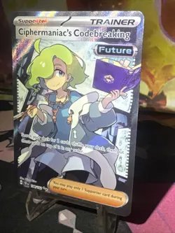 Ciphermaniac's Codebreaking 198/162 SV05: Temporal Forces Pokemon NM - Holo - Image 2