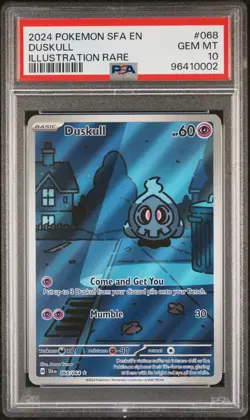 2024 Pokemon Sfa En-Shrouded Fable #068 Duskull Illustration Rare PSA 10 - Image 1