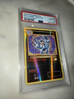 2016 Pokemon XY Evolutions Reverse Foil Holo Machamp #59 Rare Low Pop. PSA 10 - Image 2