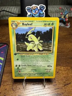 Pokemon TCG Bayleef Neo Genesis 1st Edition Uncommon Card 29/111 - Image 1