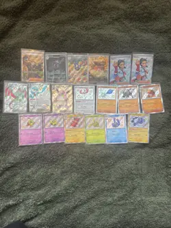 Pokemon TCG Paldean Fates Bundle Of Baby Shinies, AR, Full arts Cards - Image 1