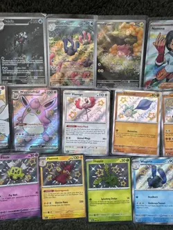 Pokemon TCG Paldean Fates Bundle Of Baby Shinies, AR, Full arts Cards - Image 3