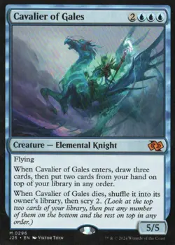 MTG FOUNDATIONS JUMPSTART CAVALIER OG GALES MYTHIC RARE - Image 1