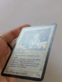 WOTC MTG Vintage Alpha Edition Samite healer (MP) CCG Magic the Gathering - Image 4