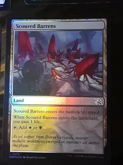 Scoured Barrens FOIL , March of the Machine , LP , MTG, FREE SHIPPING - Image 1