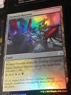 Scoured Barrens FOIL , March of the Machine , LP , MTG, FREE SHIPPING - Image 3