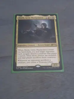 Malik, Grim Manipulator Secret Lair : Magic MTG [Near Mint Mythic] - Image 1