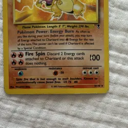 Pokemon Charizard Holo Rare Deck Exclusives 3/110 Regular 2002 Exclusive - Image 4