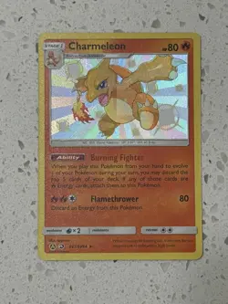 Charmeleon SV7/SV94 Pokemon TCG Sun Moon Hidden Fates: Shiny Vault Holo MINT NM - Image 1