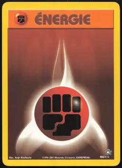 Carte Pokemon Energie Combat 106/111 Neo Genesis Francais - Image 1