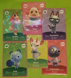 Authentic Animal Crossing amiibo Cards - Series 5 - Never Scanned! YOU CHOOSE - Image 1