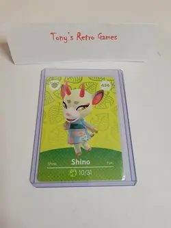 !SUPER SALE! SHINO # 436 Animal Crossing NINTENDO Amiibo Card SERIES 5 MINT!!! - Image 1