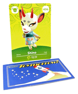 Animal Crossing Nintendo Amiibo - SHINO #436 - Series 5 Authentic Card - Image 1