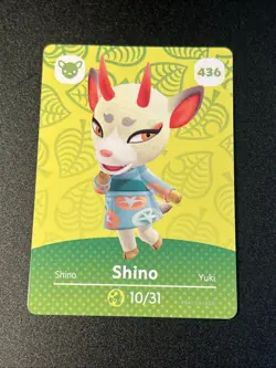 SHINO #436 Animal Crossing Amiibo Authentic Nintendo Series 5 (002) - Image 1