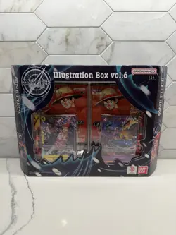 One Piece Illustration Box Volume 6 Bandai Namco Tcg Factory Sealed Box 💎💎 - Image 1