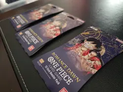 Lot of (3) - One Piece Romance Dawn English OP-01 Sleeved Blisters Booster Packs 811039038229 - Image 2