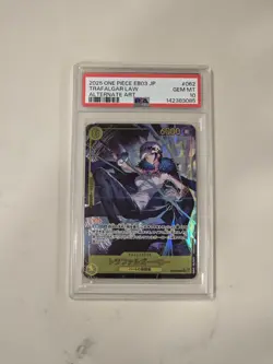 2025 One Piece EB03 JP Trafalgar Law #062 SEC Alternate Art PSA 10 - Image 1