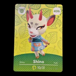 SHINO #436 AUTHENTIC Animal Crossing Series 5 Amiibo Nintendo Card - Image 1