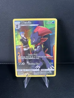 Weavile 238/236 - Pokemon Cosmic Eclipse Sun & Moon Secret Rare Card - NM - Image 1
