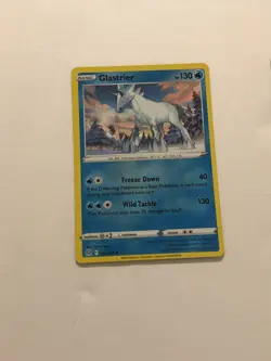 Pokemon Card Lost Origin Reverse Holographic Glastrier 051/196 NM - Image 1