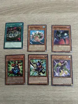 Yugioh Cards Toon Mermaid Harpie Lady Ryu Ran Skull Buster Set with Bonus Gift - Image 1