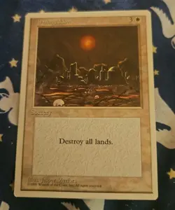 Armageddon 4th Edition 1995 LP rare Vintage MTG Magic: The Gathering - Image 1