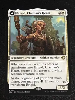 MTG Lorwyn Eclipsed Brigid, Clachan's Heart 0007 NM Rare - Image 1