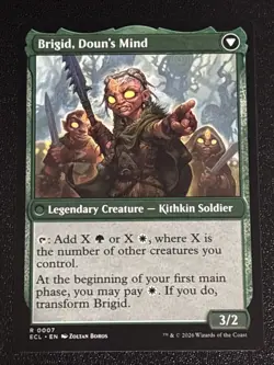 MTG Lorwyn Eclipsed Brigid, Clachan's Heart 0007 NM Rare - Image 2