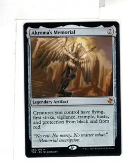 MTG SkeenAB Akroma's Memorial from Time Spiral Remastered. NM. - Image 1
