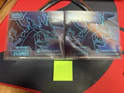 2x Phantasmal Flames Pokemon Center Elite Trainer Boxes Sealed - Image 1