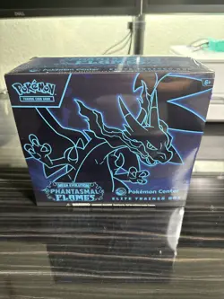 Phantasmal Flames Pokemon Center Exclusive Elite Trainer Box ETB Sealed - Image 1