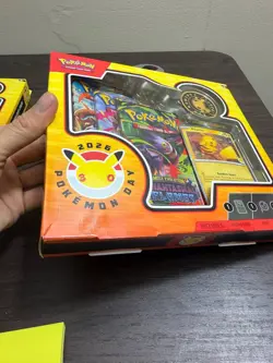 New Sealed Pokemon Day 2026 Collection, 3 Packs & Pikachu Promo IN HAND - Image 4
