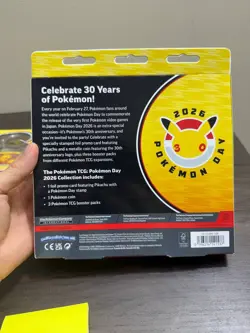 New Sealed Pokemon Day 2026 Collection, 3 Packs & Pikachu Promo IN HAND - Image 5