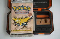21.05g Pokemon 1st Edition Fossil Booster Pack Factory Sealed Zapdos WOTC Sealed - Image 1