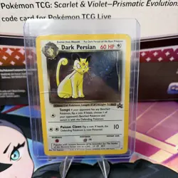 Pokemon WOTC Black Star Promo -Dark Persian- #17 HP - Image 3