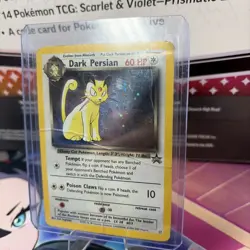 Pokemon WOTC Black Star Promo -Dark Persian- #17 HP - Image 5