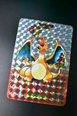 Charizard File No. 006 Carddass Vending Red 1996 Prism Pokemon Card - Image 3