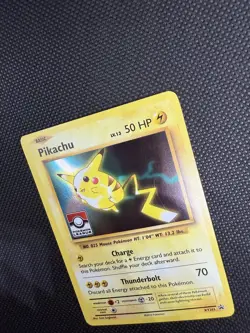 2016 Pikachu XY202 Black Star Promo Stamped Pokemon League & Championship Card - Image 2