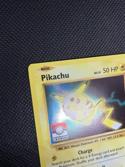 2016 Pikachu XY202 Black Star Promo Stamped Pokemon League & Championship Card - Image 3